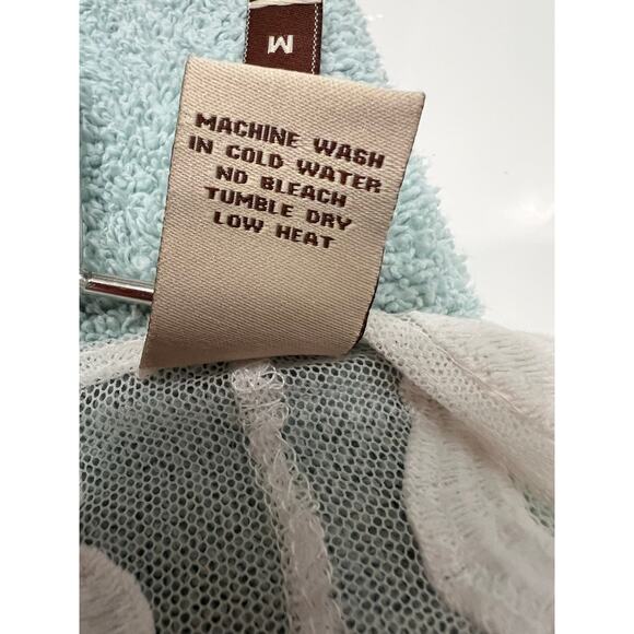 XCVI Embroidered White Floral Lace BOHO Peasant Cardigan Kimono Top Coverup Sz M - Picture 10 of 10